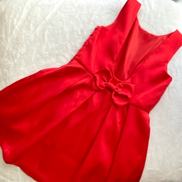 NWT Red Dress Boutique Open Back Red Dress With Bow in Size Medium - Picture 4 of 16